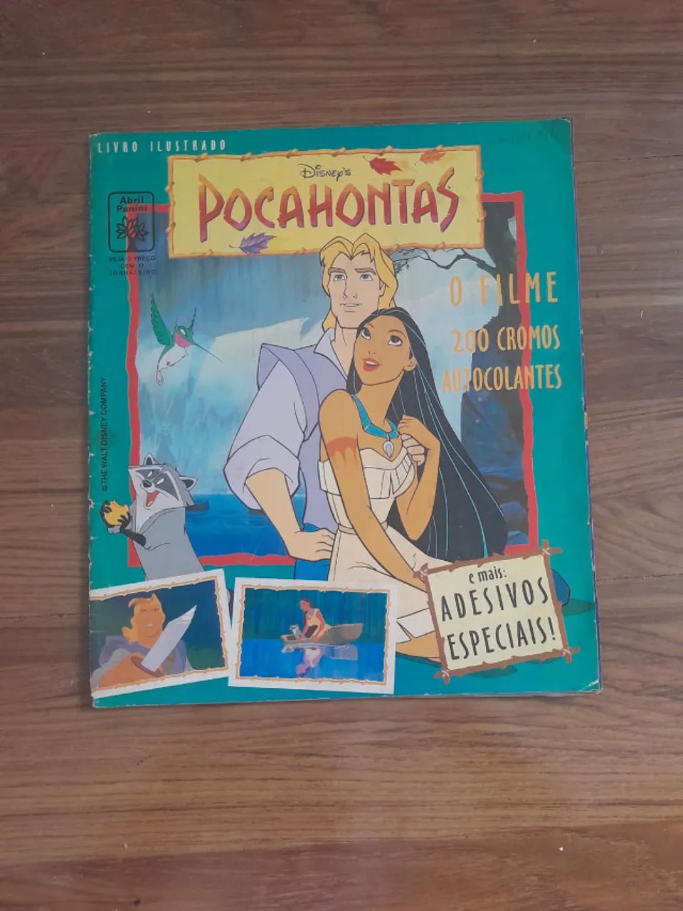 Álbum de Figurinhas Pocahontas 1997