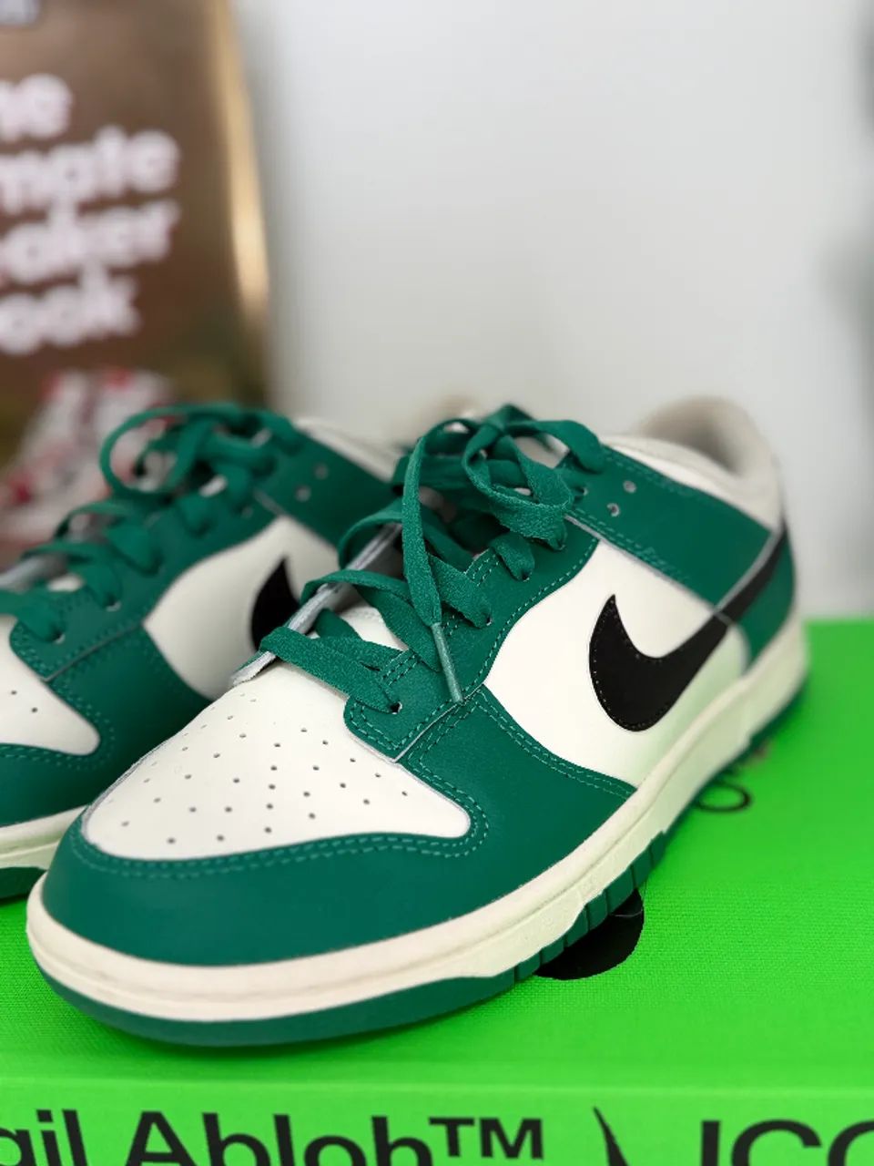 Tênis Nike dunk lottery verde