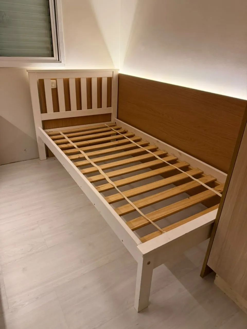 Cama Solteiro Tok Stok Branca - Foto 3