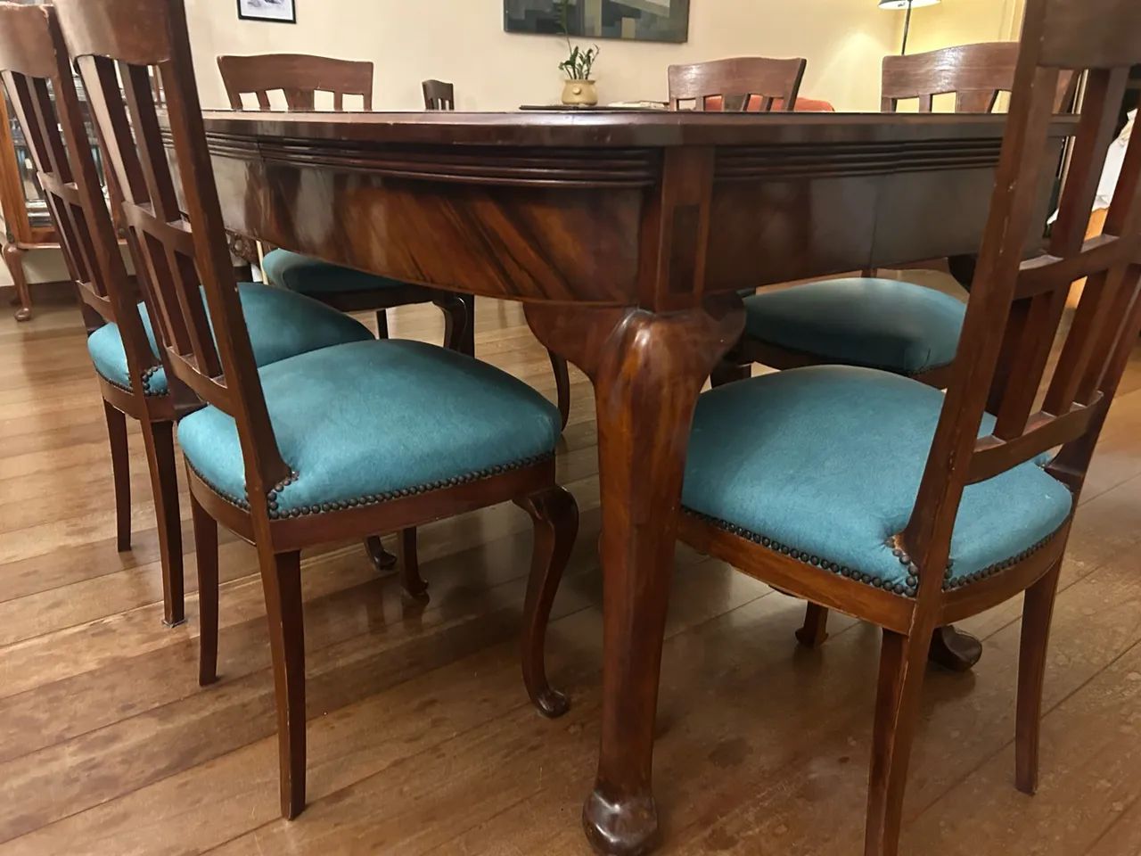 Conjunto jantar nobre madeira  - Foto 2
