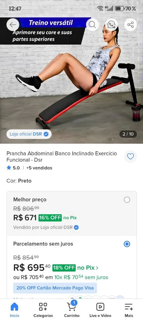 Prancha abdominal Dsr - Foto 5