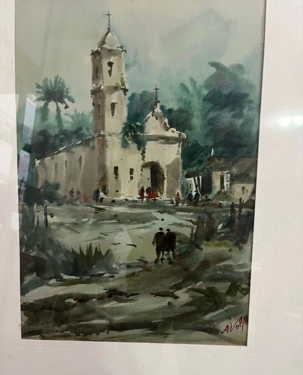 Alfredo Volpi 47x33 cm, A.C.I.D. - Foto 5