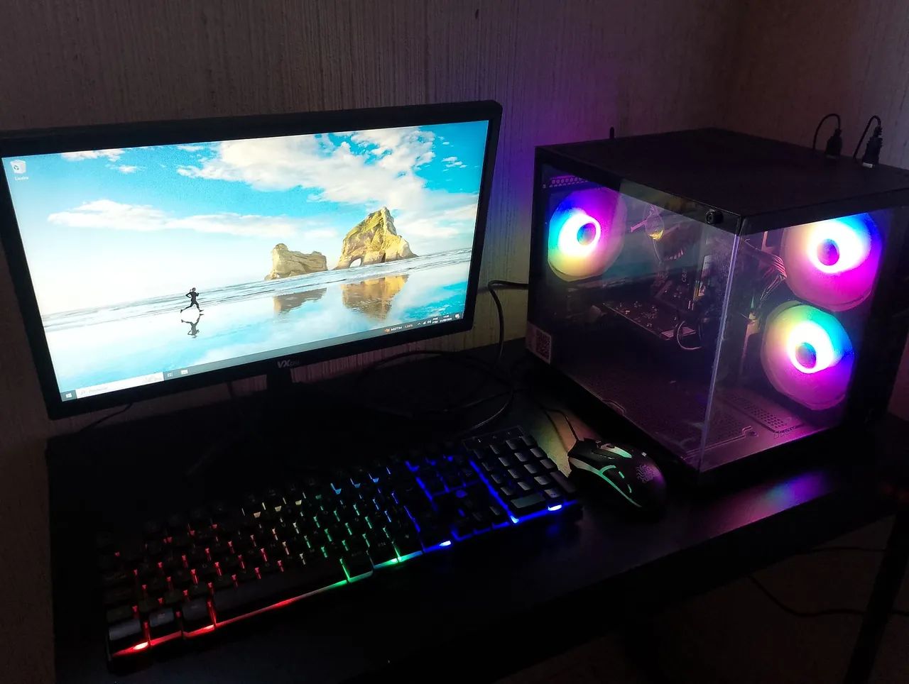 PC GAME BRANCO INTEL CORE I5 3.4GHZ PLACA GERFOCE  - Foto 3