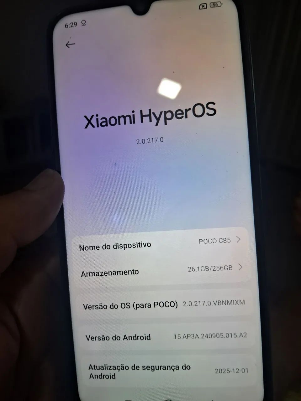 Poco C85 256 gb deu defeito no chips(  LEIA) - Foto 2