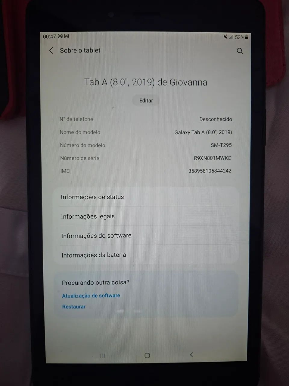 SAMSUNG TAB A 32GB - Foto 3