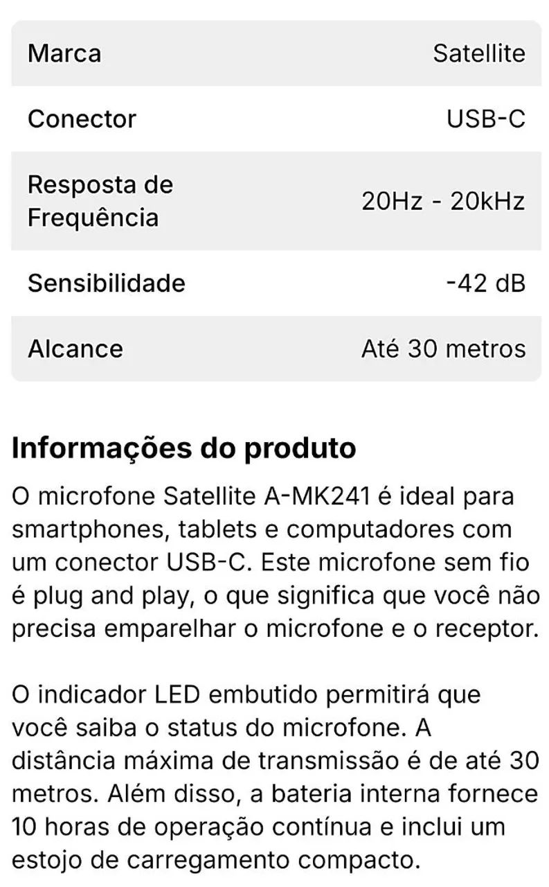 Microfone de lapela satélite novos  - Foto 2