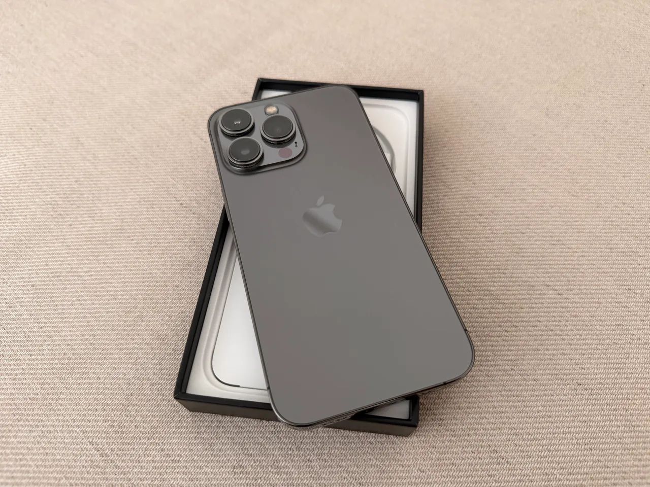 iPhone 13 Pro 256GB Grafite Bateria 100% Completo - Celulares e