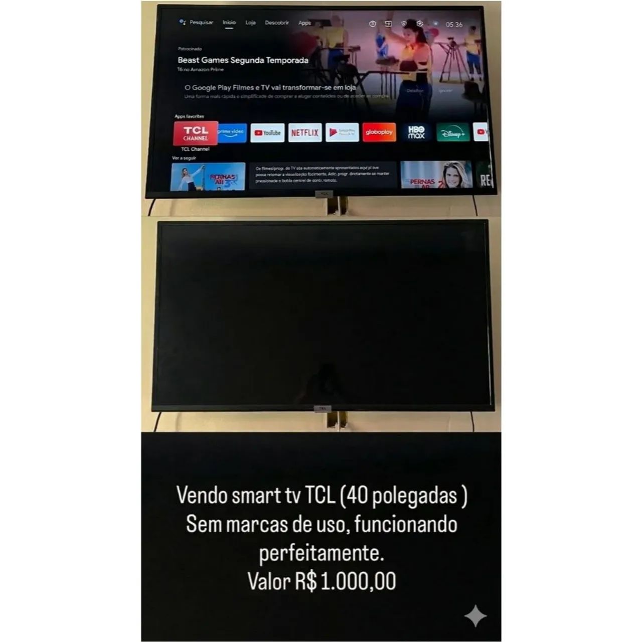 TV SMART 40 polegadas