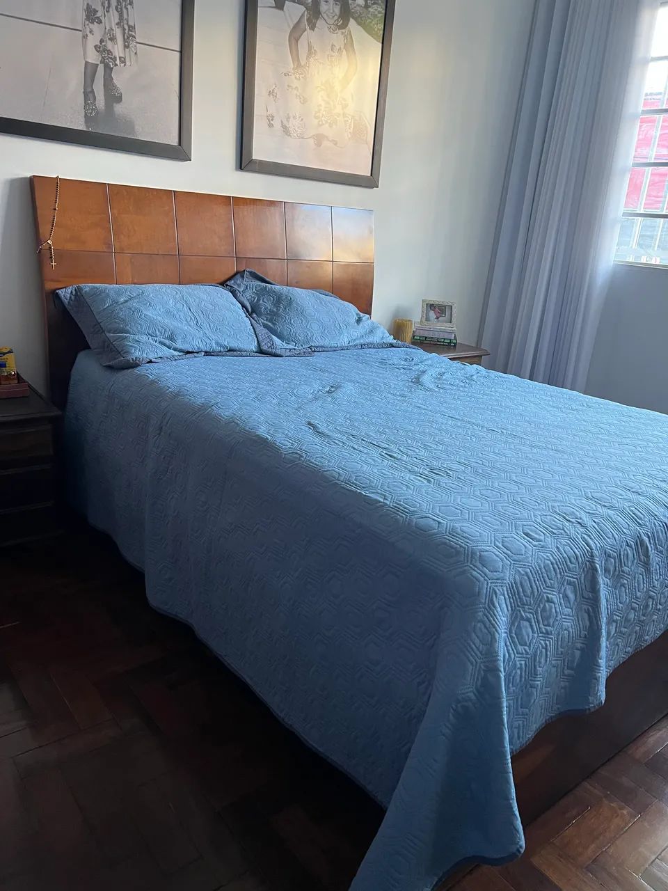 Cama de Madeira Maciça com colchao