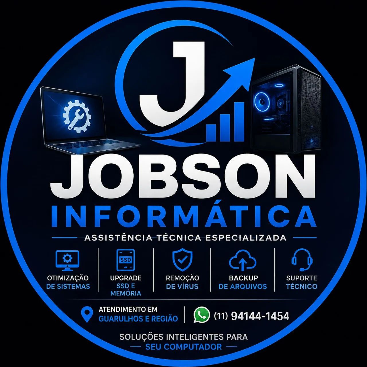 Assistência Técnica em Computadores e Notebooks | SSD, Formatação e Upgrade