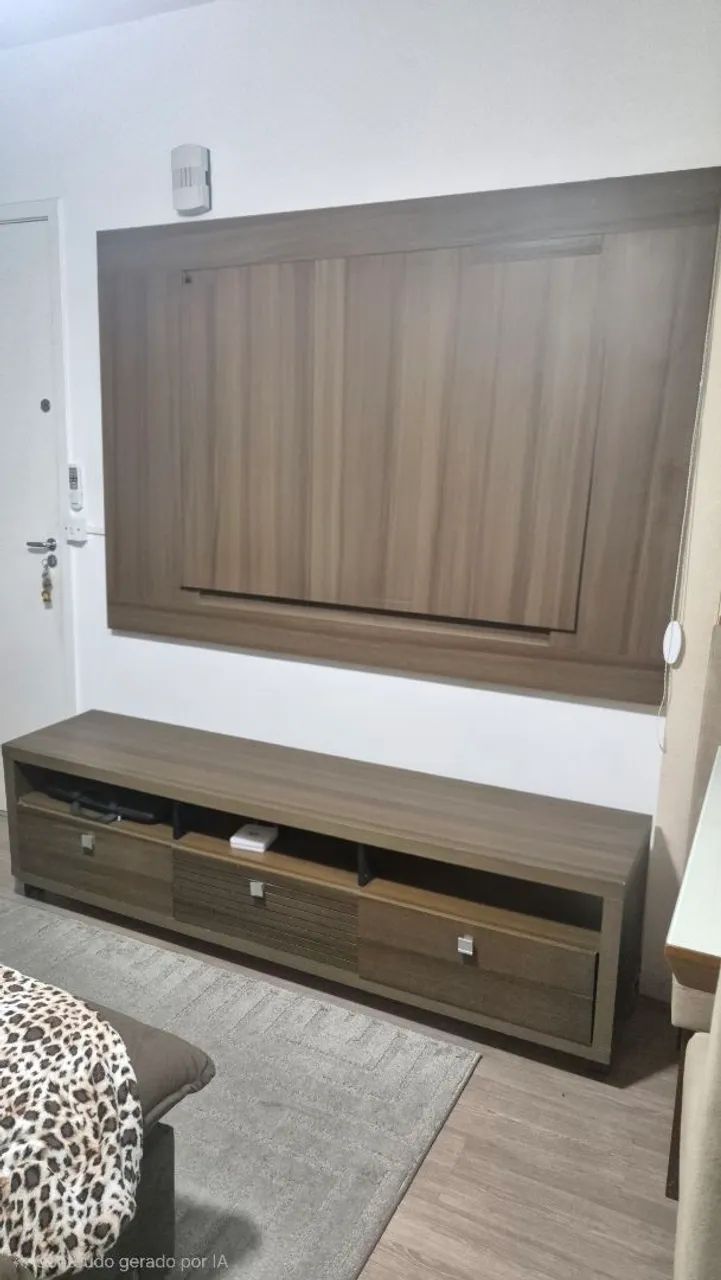 Painel de TV e rack