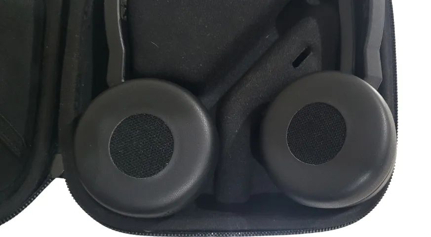 Headset Stereo Sem Fio Bluetooth E Usb Evolve 75 Uc Jabra Microfone Off Não funiocna - Foto 3