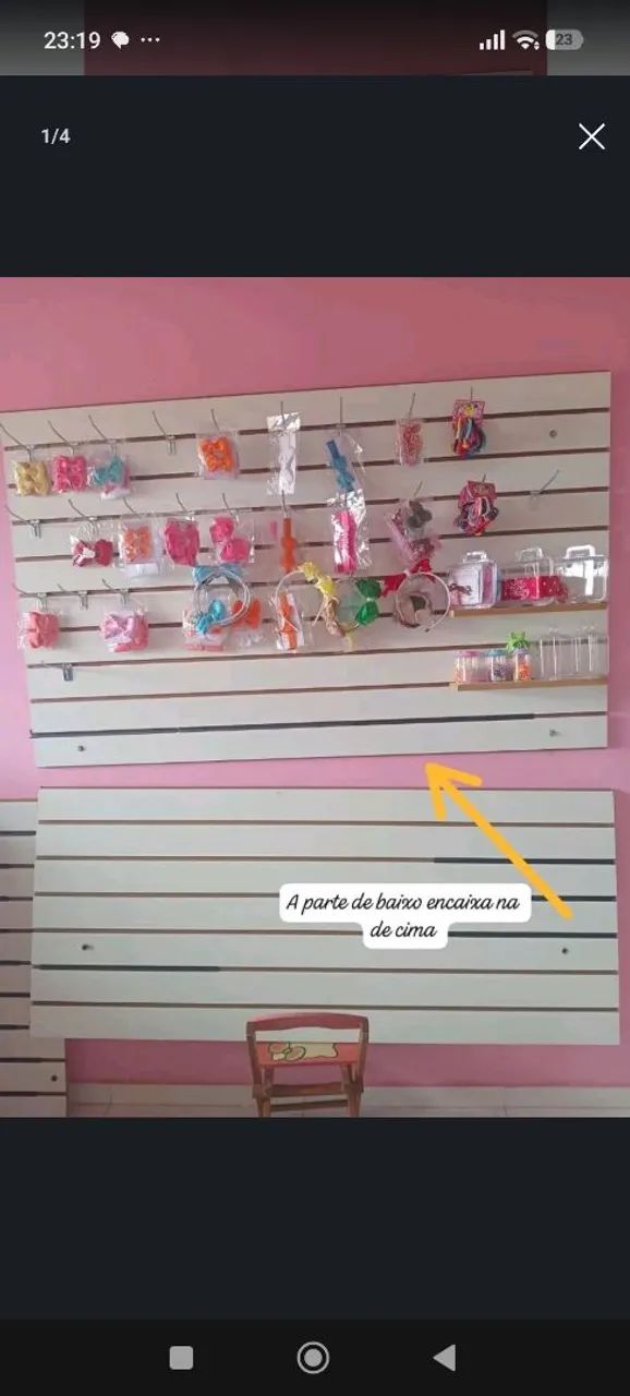Painel canaletado 