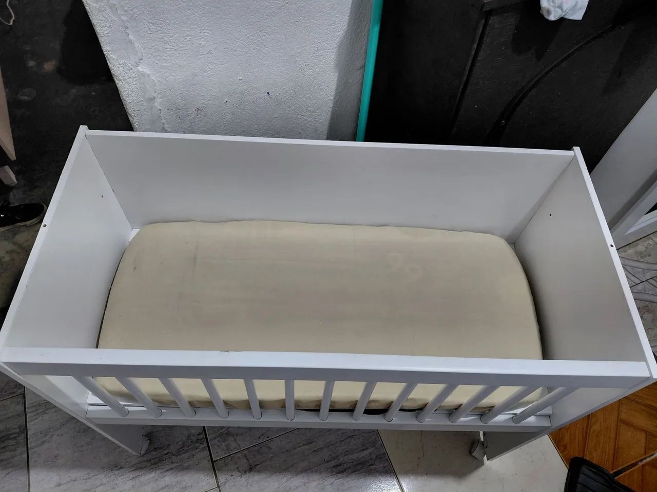 Mini berço com colchão  - Foto 2