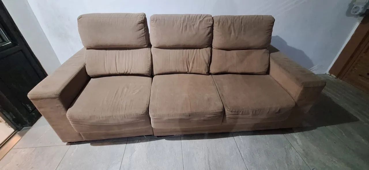 Sofá retrátil 3 lugares