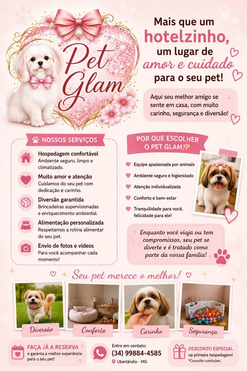 Pet Glam | Acessórios & Hotelzinho Pet