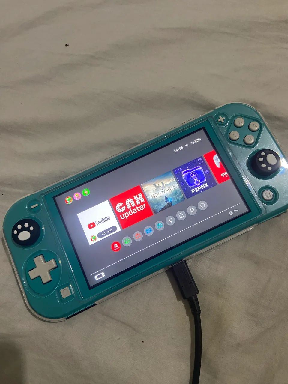 Nintendo SWITCH Lite Desbloqueado + sdhc 521gb - Foto 3