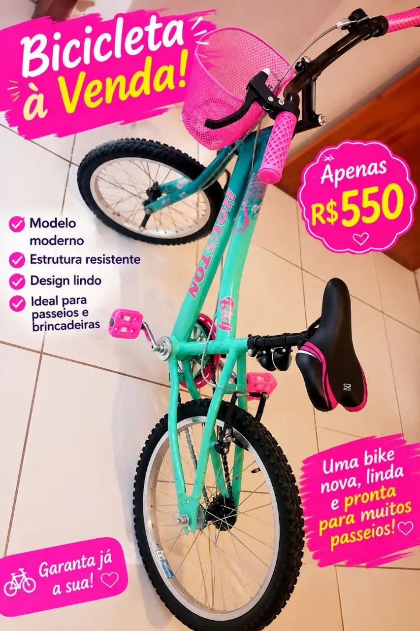 Vendo bicicleta nova 