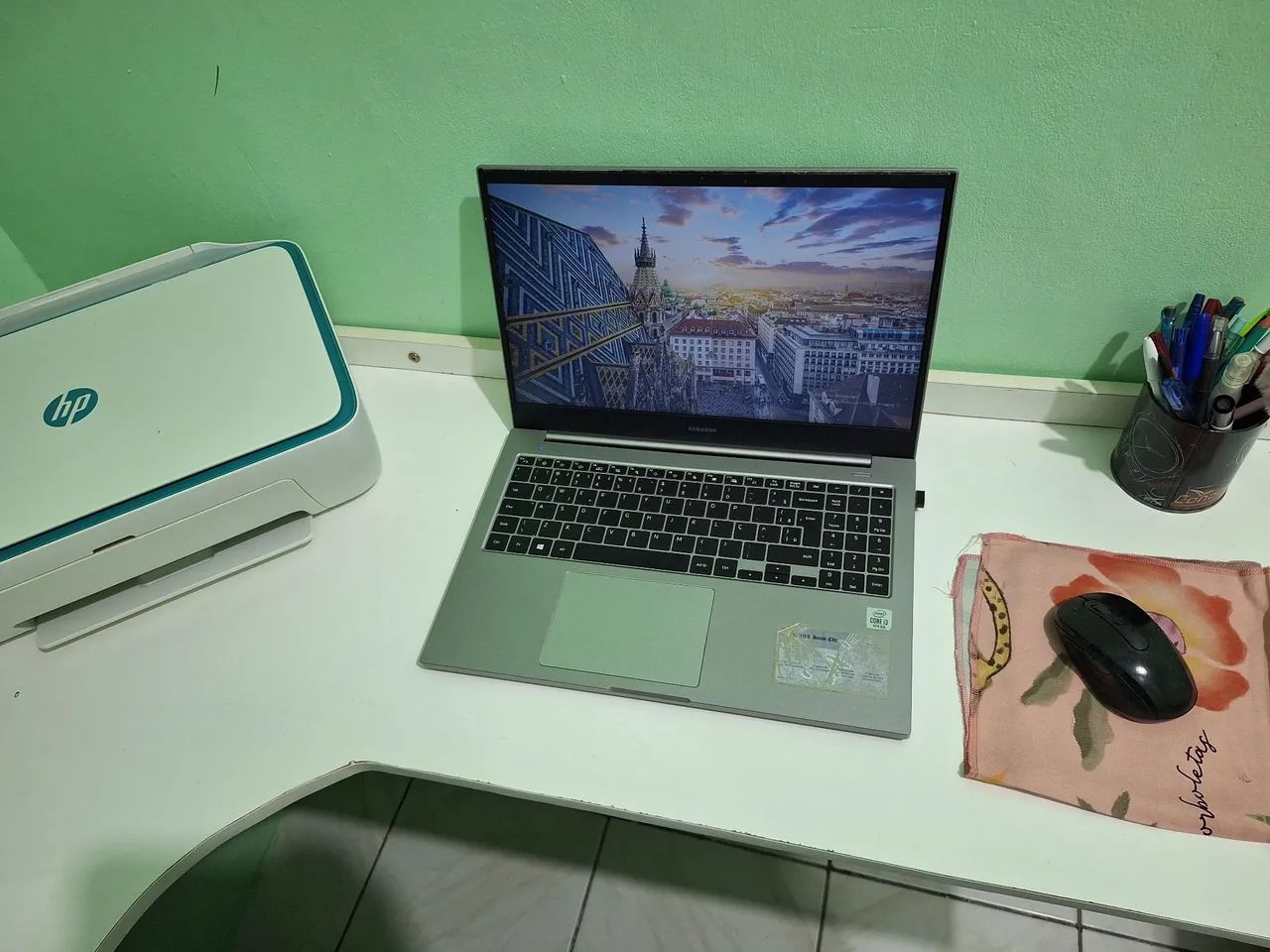 Notebook Samsung e impressora Hp
