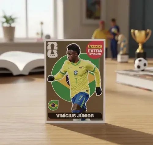 Figurinha Legend Vinicius Jr. Ouro