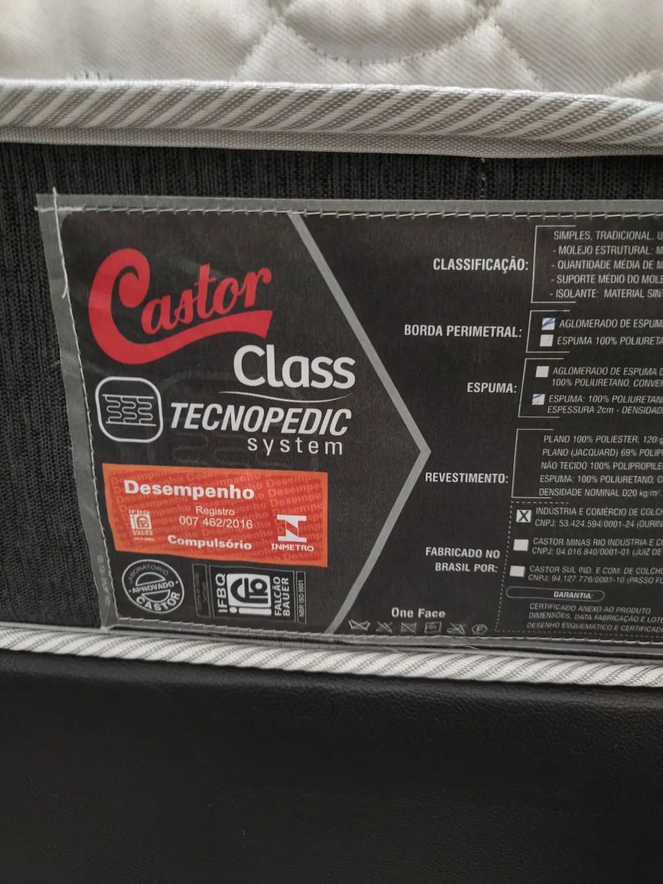Cama box Castor solteiro 100x200