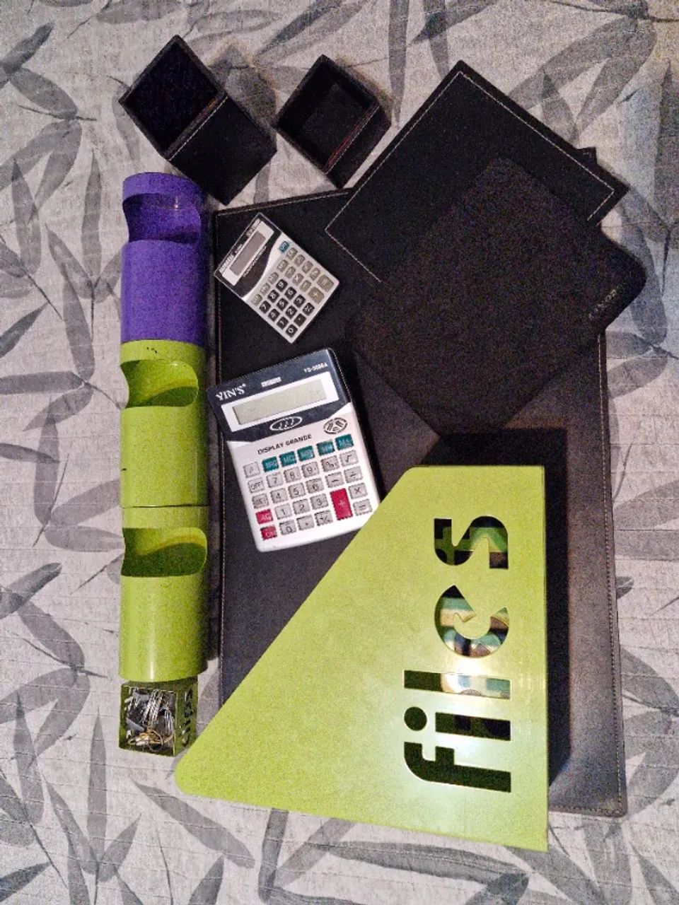 Kit Organizador de Escritório Completo (Calculadoras, Desk Pad e Organizadores) - Foto 6