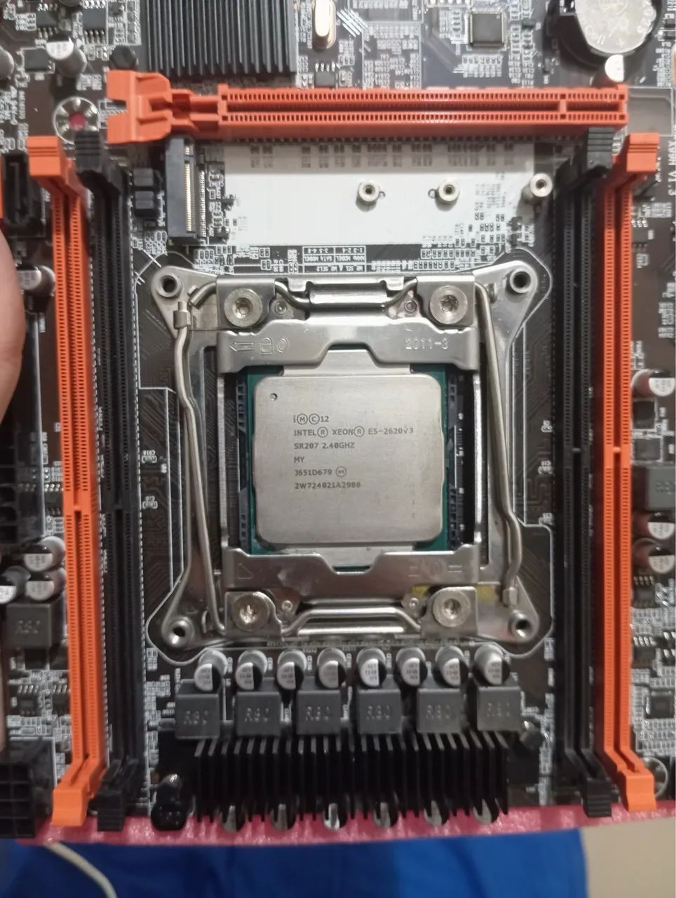 Placa mãe e processador, placa x99, processador xeon E5-2620v3, 2.40Ghz - Foto 3