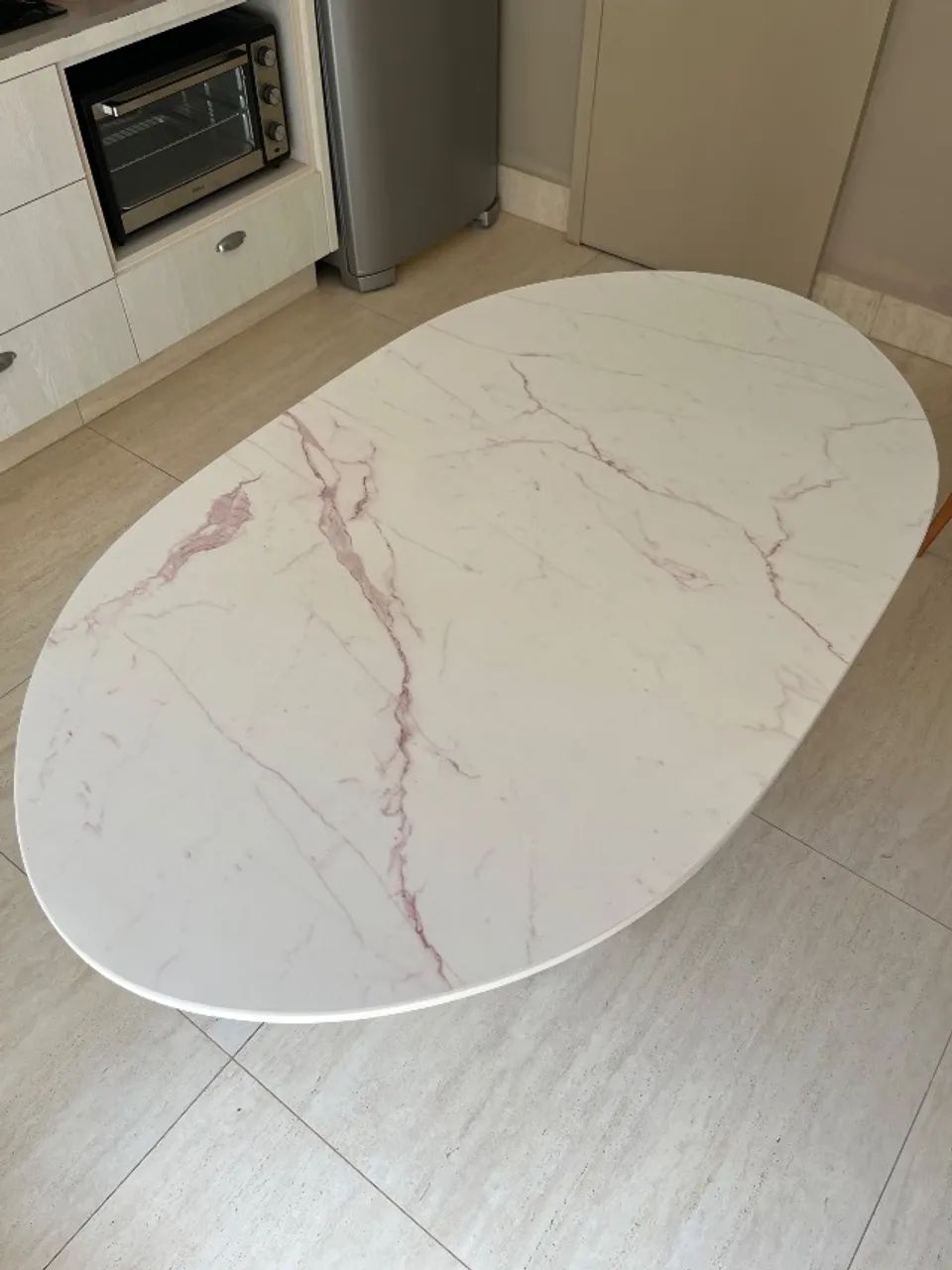 Vendo Mesa Pedra Calacata - Foto 2