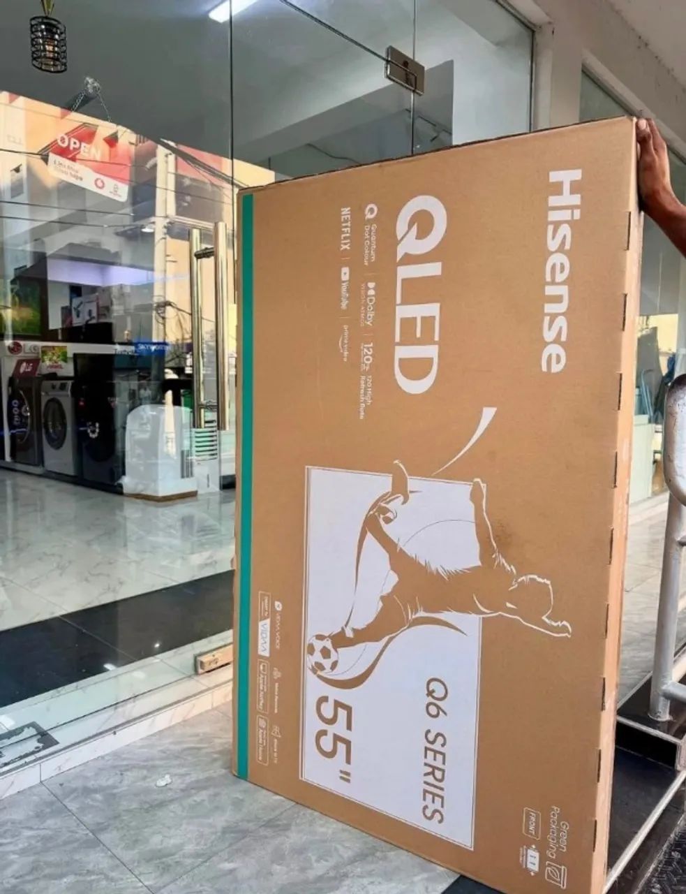 SMART TV HISENSE 55" QLED - HDR10+ - Q6  SERIES - R$ 2.299,99 - Foto 4