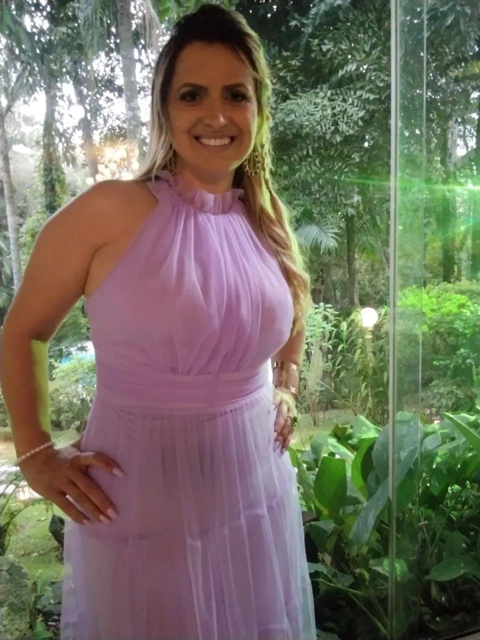 Vestido lindíssimo ? lavanda ? - Foto 3