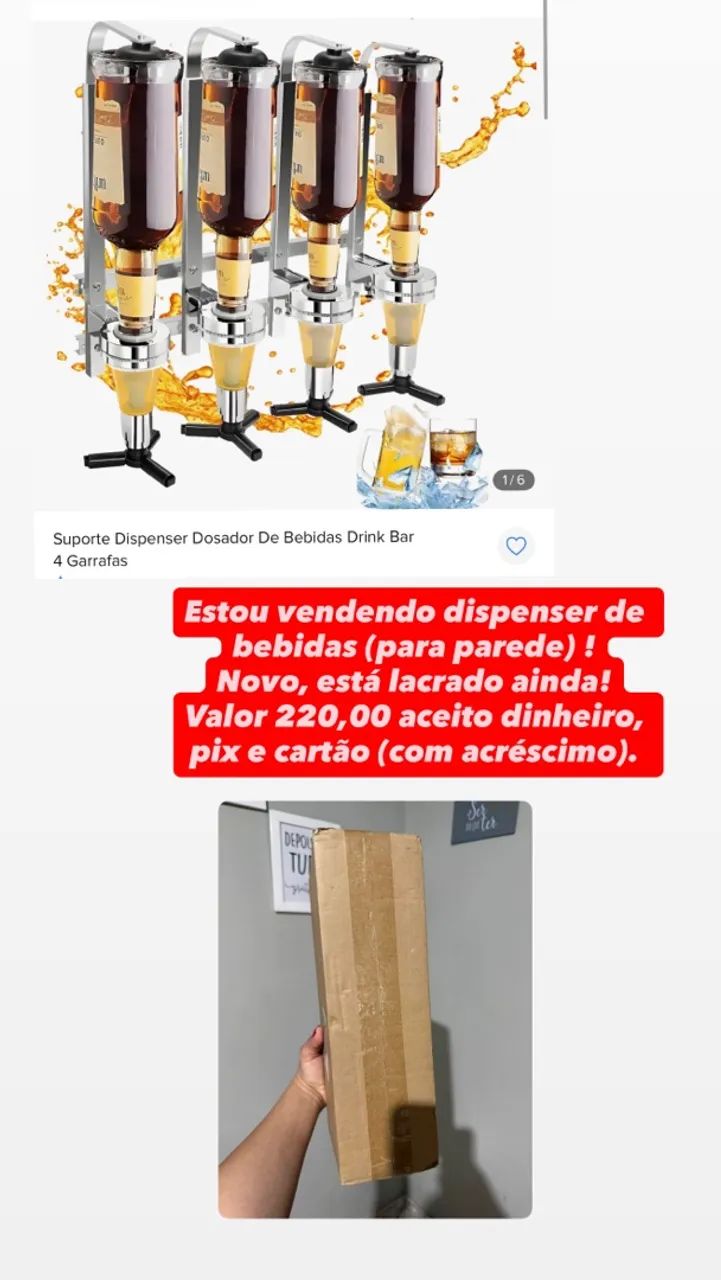 Dispenses de bebidas para parede  - Foto 4