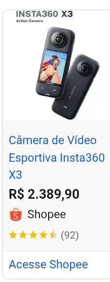 Câmera Insta 360 x3 - Foto 5