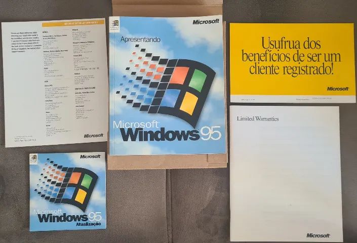 Windows 95 Versão Em Cd Completo E Original Na Caixa - Periféricos