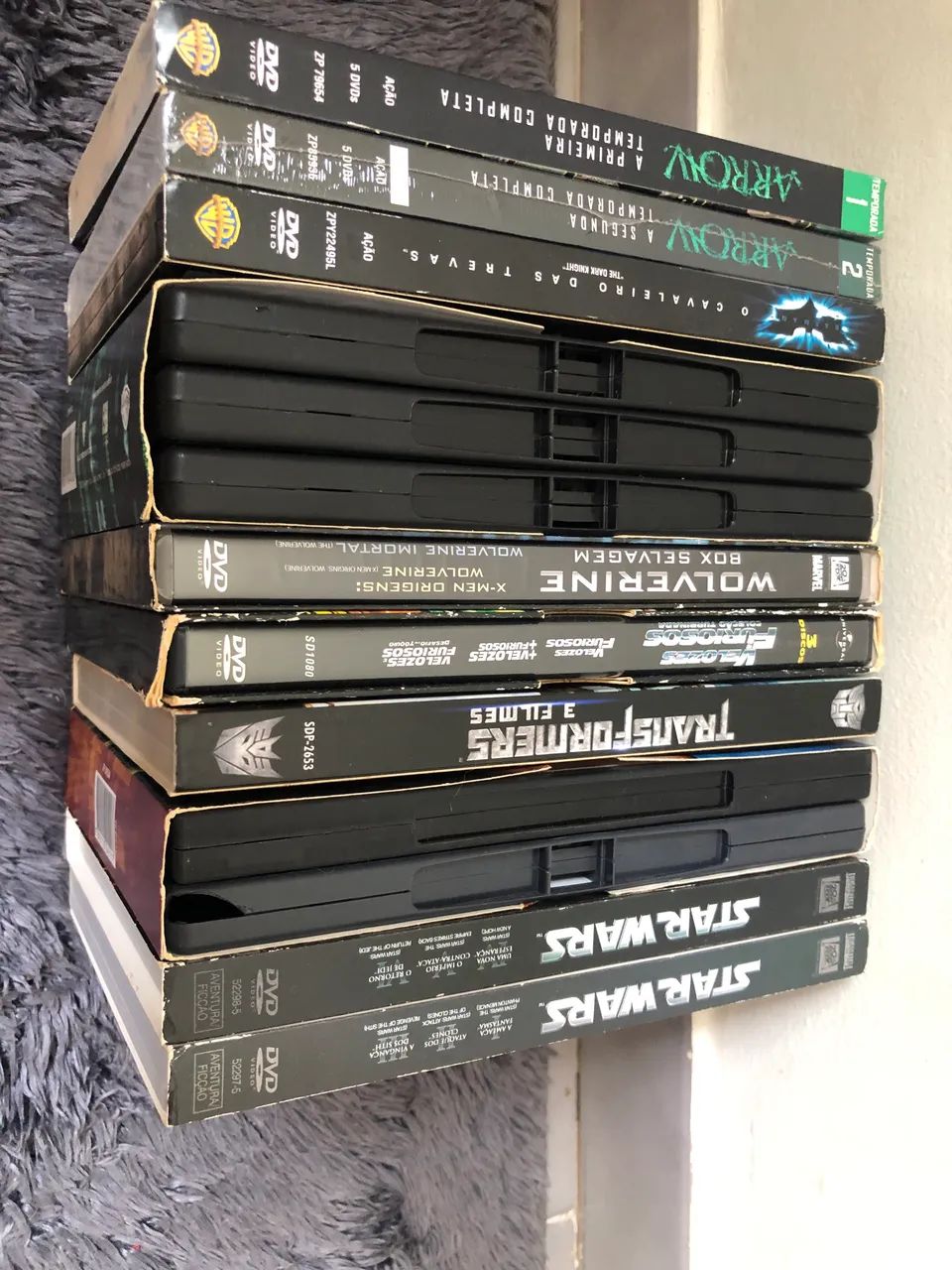 DVDs Star Wars, Smallville, Transformers, Velozes e Furiosos, Wolverine, Matrix, Batman  - Foto 5