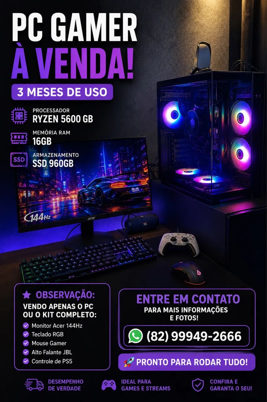 Pc gamer completo 