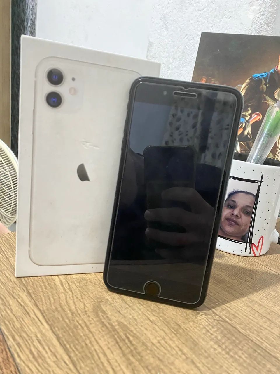 iPhone 7 Plus 256GB - Preto + Caixa Original - Celulares e