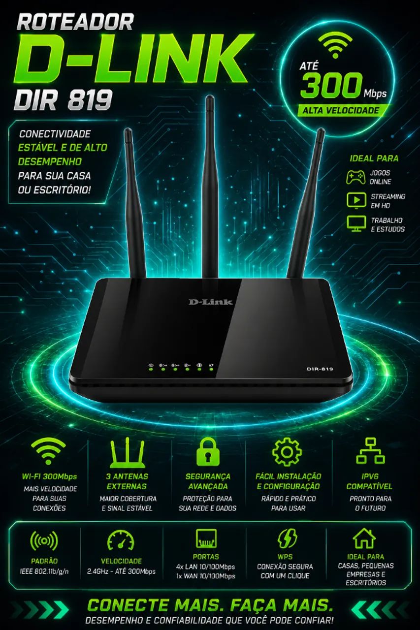 Roteador D-LINK DIR 819