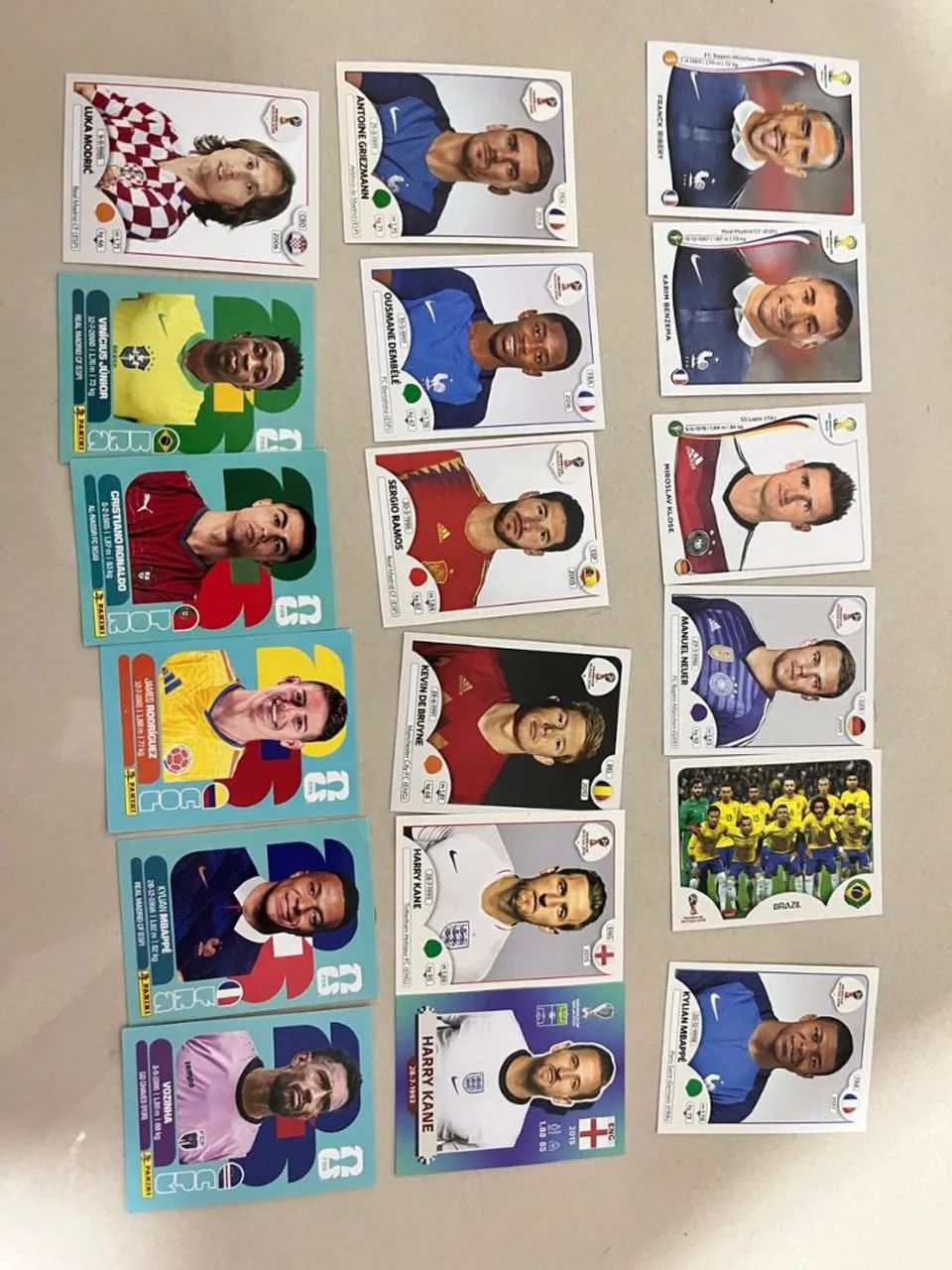 Figurinhas Craques Da Copa Do Mundo Panini - Foto 4