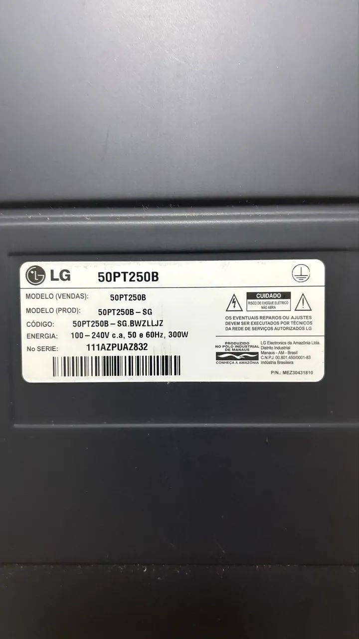 TV LG 50? Retirada de peças - Foto 3
