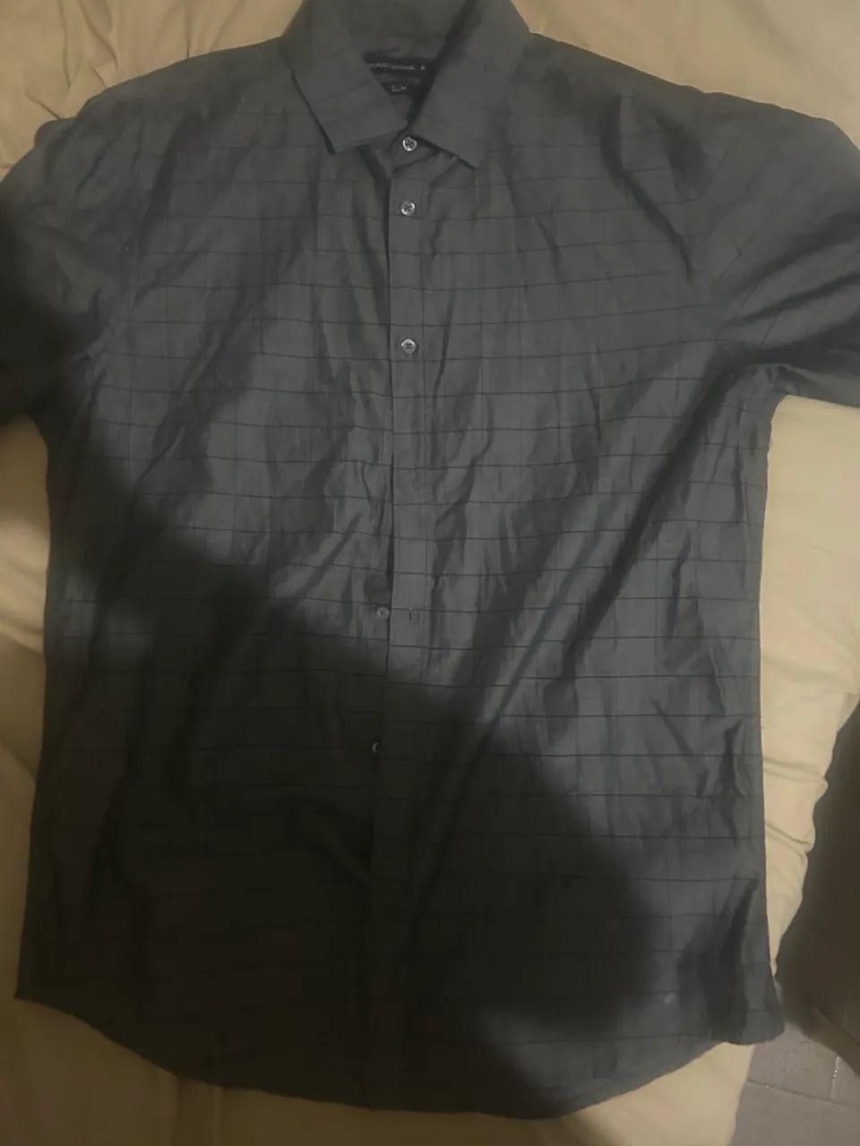 camisa social manga curta, Nova. Nunca usada. - Foto 3
