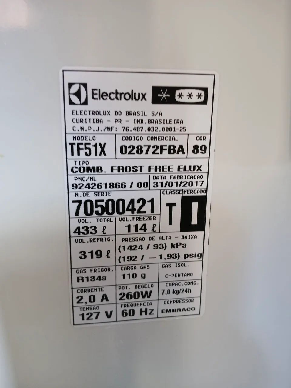 Geladeira Inox Electrolux 433 Litros - Foto 4