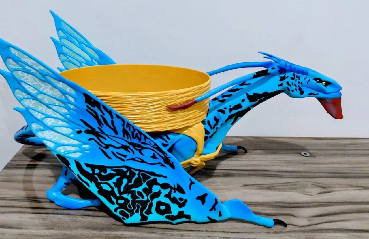 Balde Premium Avatar 3 Banshee Ikran Cinemark Colecionável
