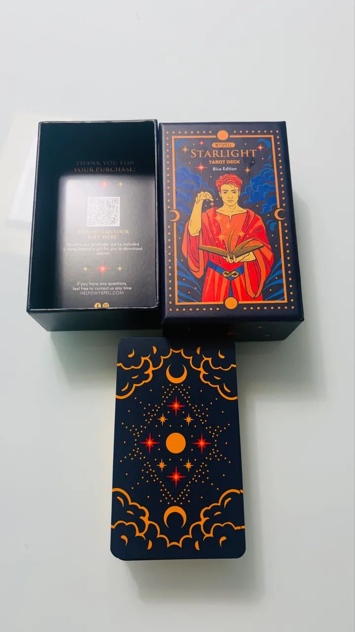 Tarot Deck Starlight Blue Edition (Importado) - Foto 3