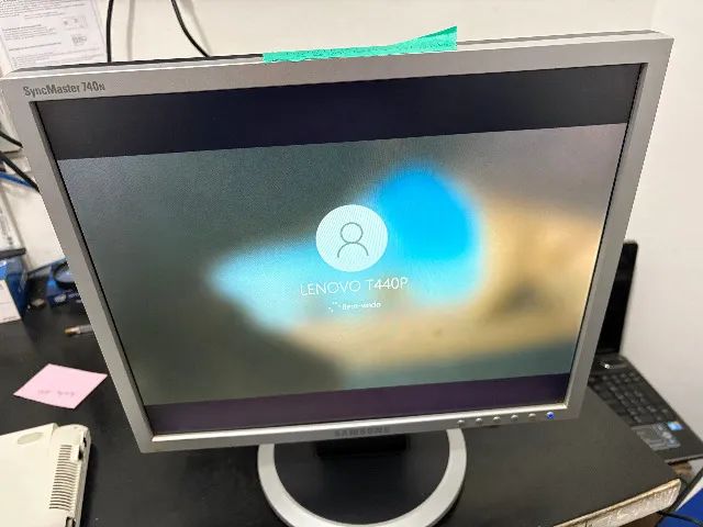Monitor Samsung 740N - usado - defeito - leia - Foto 4