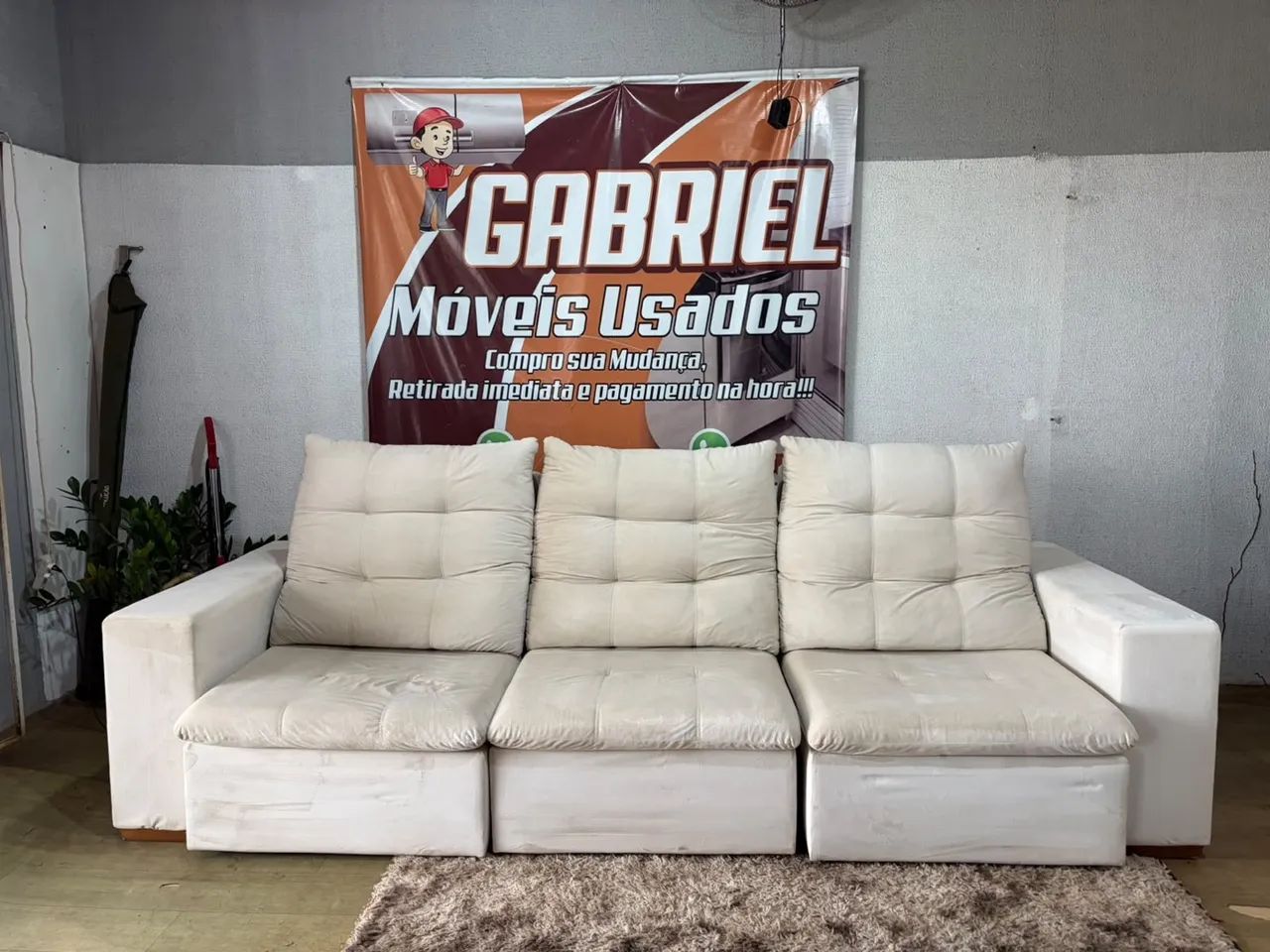 Sofá retratil reclinável ótimo (entrego)