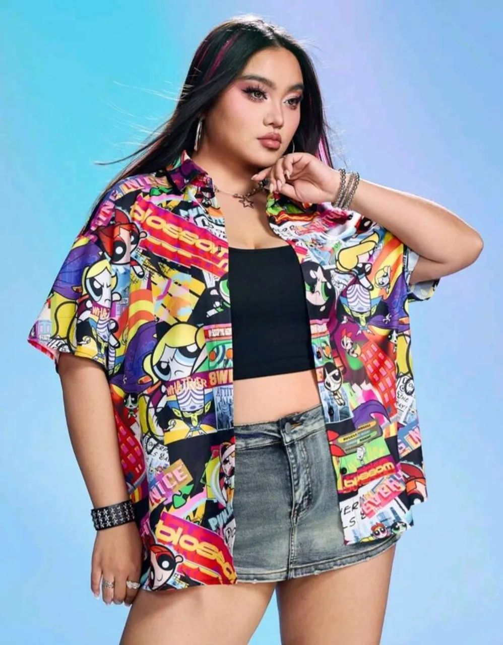 Camiseta feminina meninas super poderosas  - Foto 3