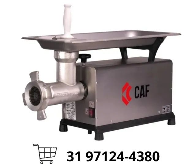 Moedor de Carne Boca 22 CAF Inox Novo