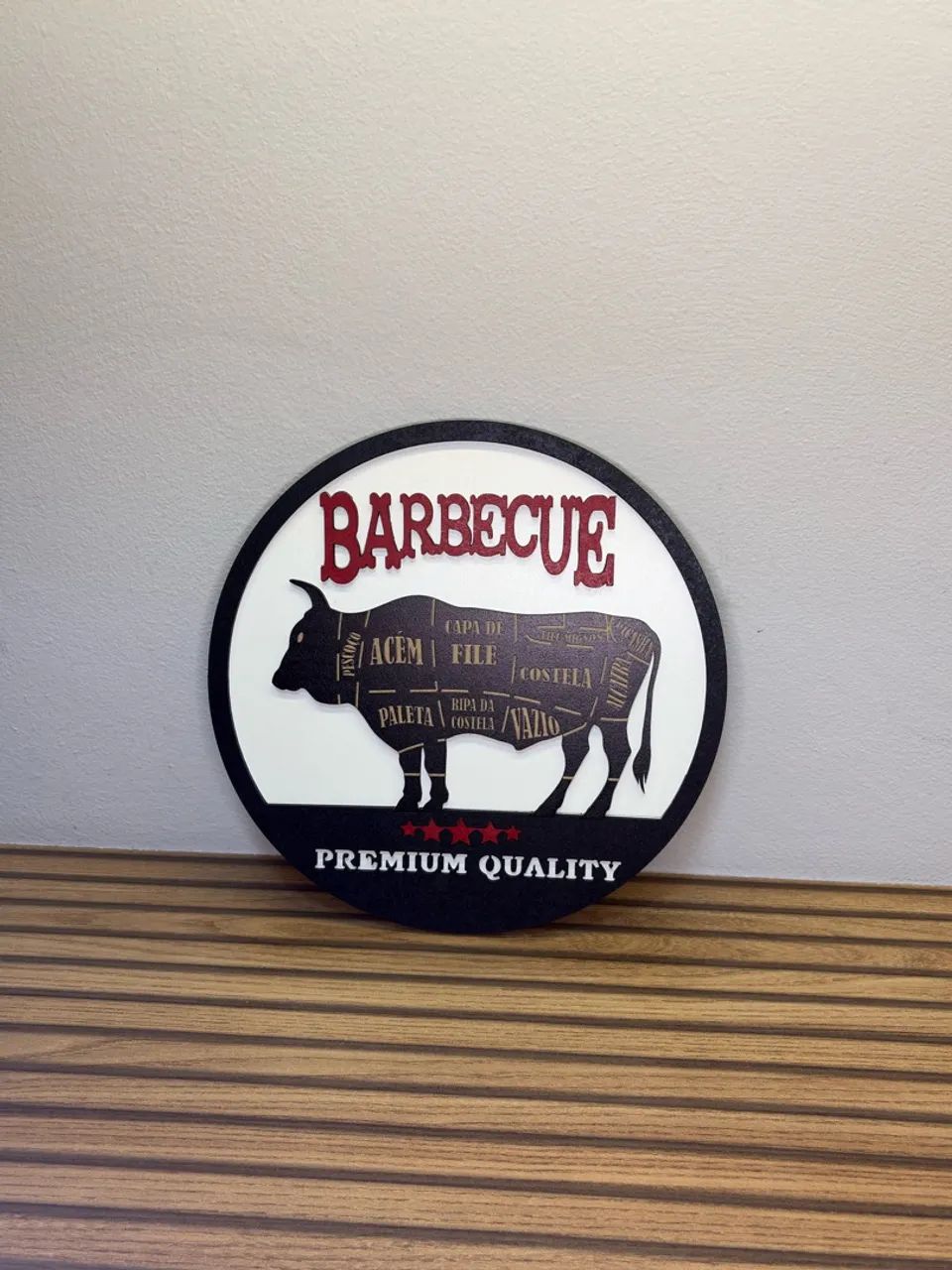 Placa decorativa barbecue  - Foto 2