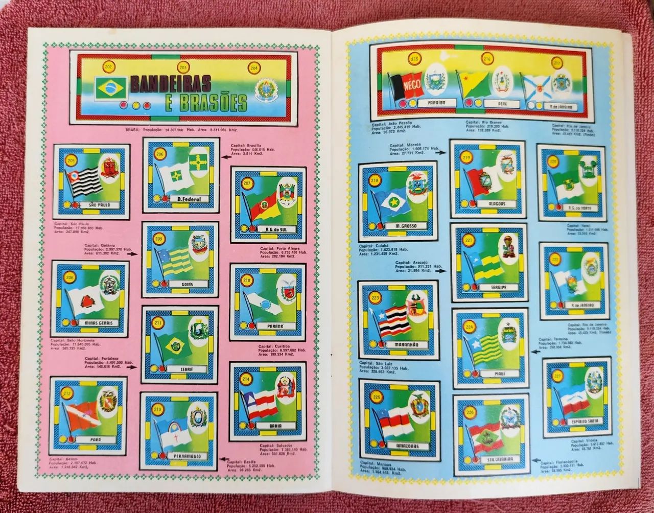 Álbum "Brasil Capital" figurinhas impressas. - Foto 5