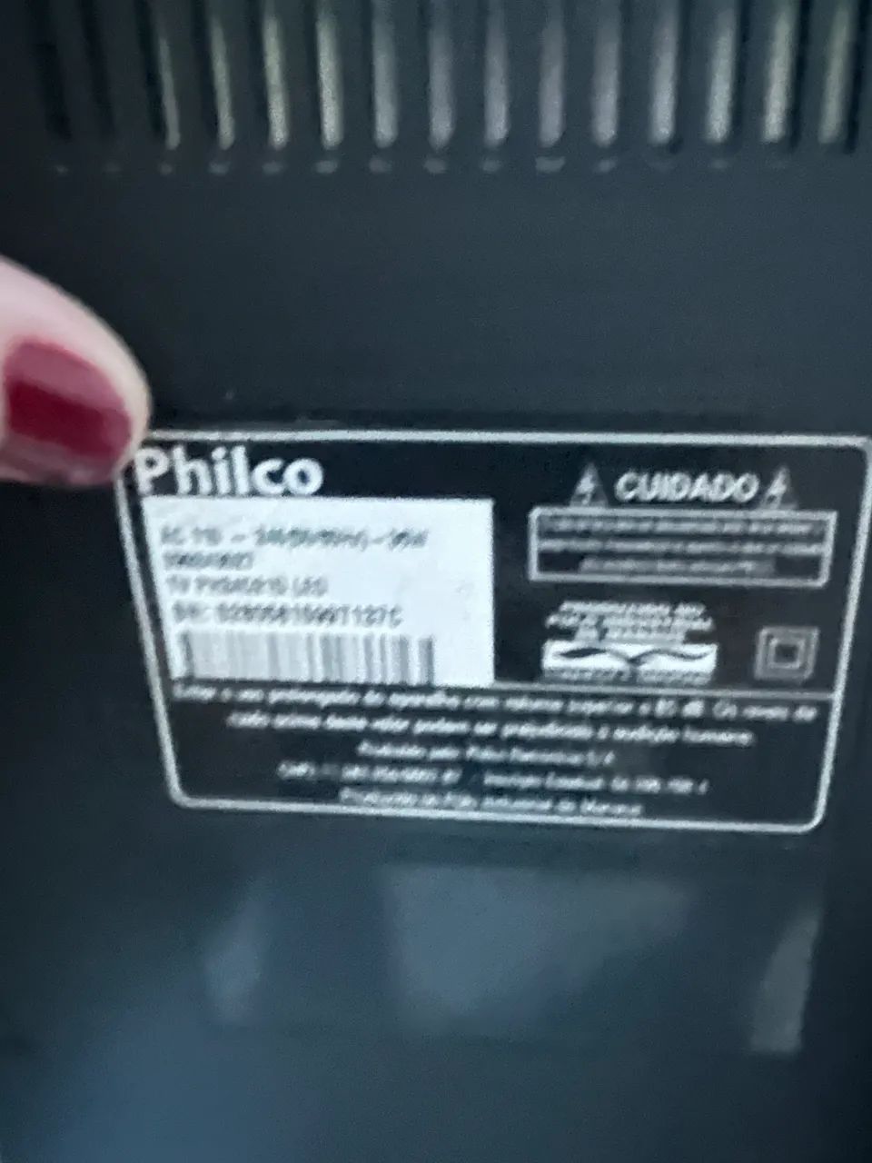 ? TV PHILCO 28 POLEGADAS  Modelo: PH24D21D LED  ? TV convencional, não é Smart ? - Foto 2